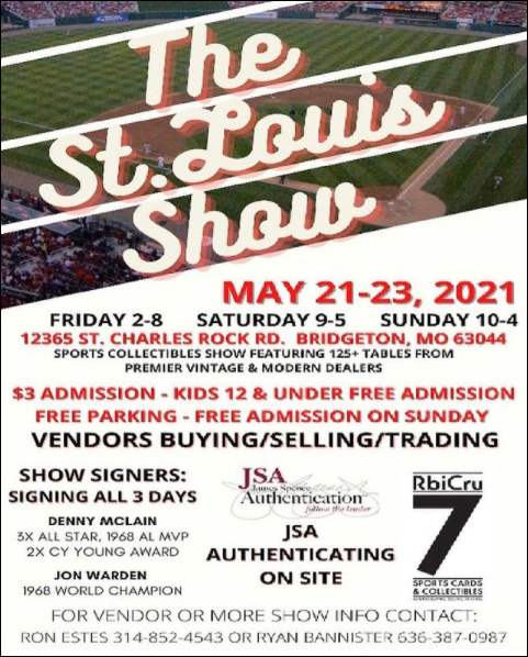 The St. Louis Show | May 21-23, 2021 | Event Flyer