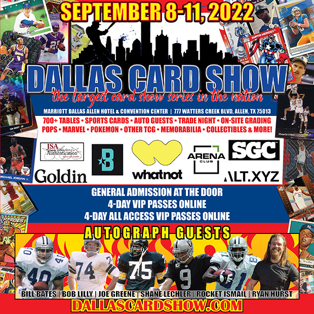 Dallas Card Show The Radicards® Calendar
