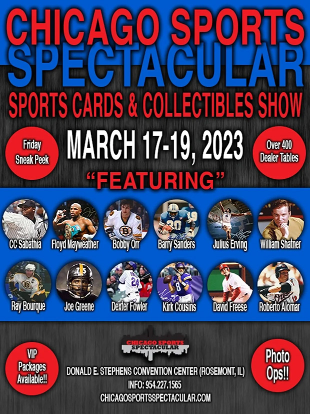 Chicago Sports Spectacular | March 17-19, 2023 | Event Flyer