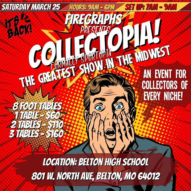 Firegraphs Collectopia | March 25, 2023 | Event Flyer
