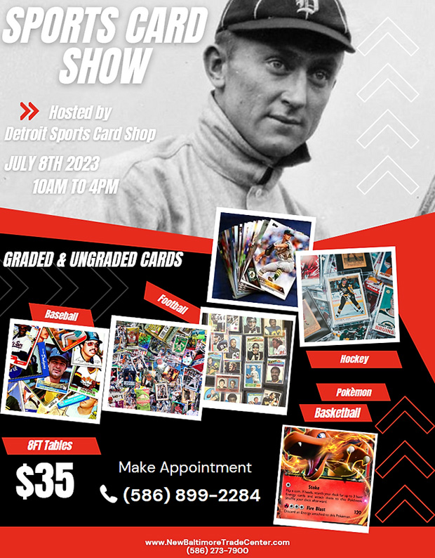 Detroit Sports Card Show The Radicards® Calendar