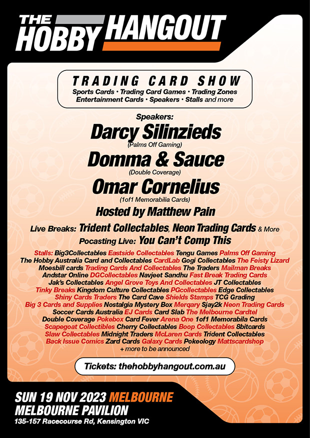 The Hobby Hangout Trading Card Show | November 19, 2023 | Event Flyer