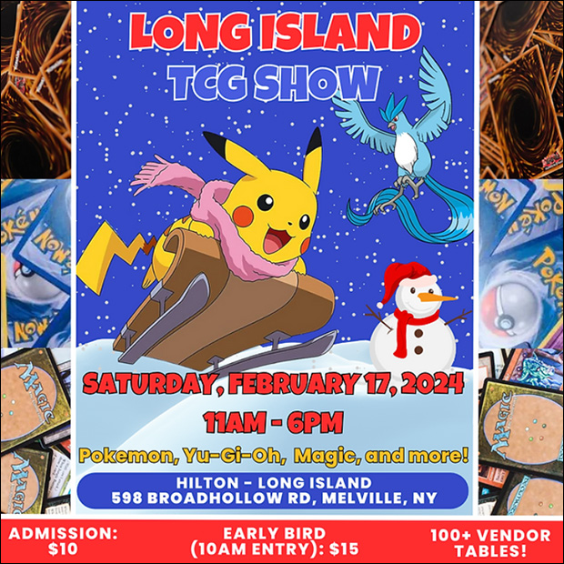 Long Island TCG Show | February 17, 2024 | Event Flyer