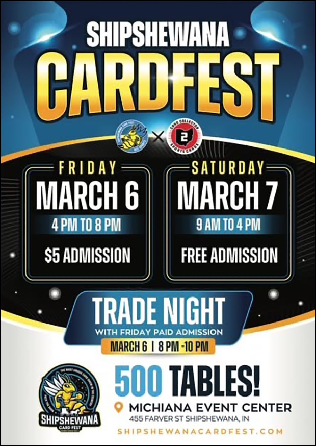 Shipshewana Cardfest | March 6-7, 2026 | Event Flyer