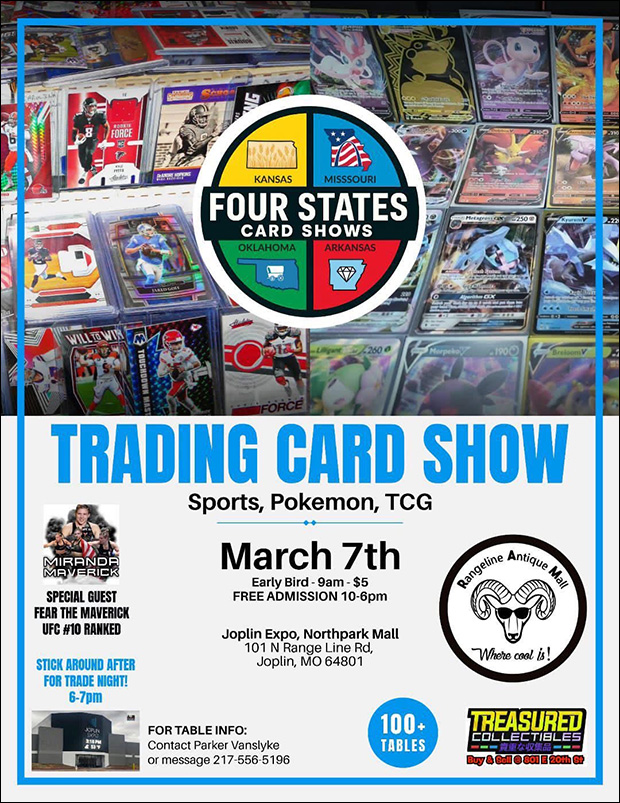 Four Star Card Show | March 7, 2026 | Event Flyer