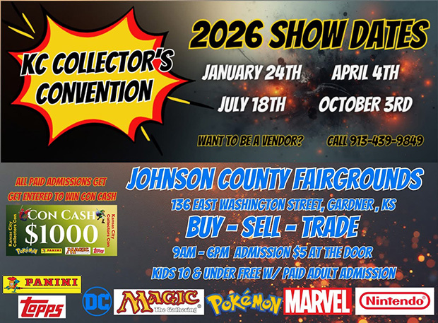KC Collector's Convention | April 4, 2026 | Event Flyer