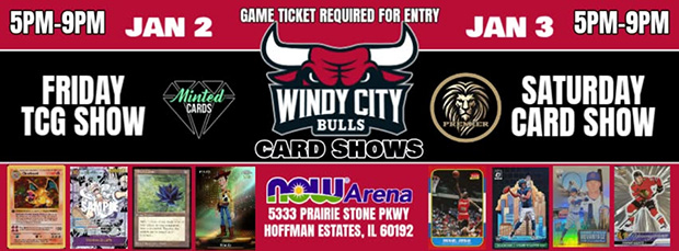 Windy City Card Show | January 2-3, 2026 | Event Flyer