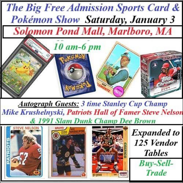 Marlboro Card Show | January 3, 2026 | Event Flyer
