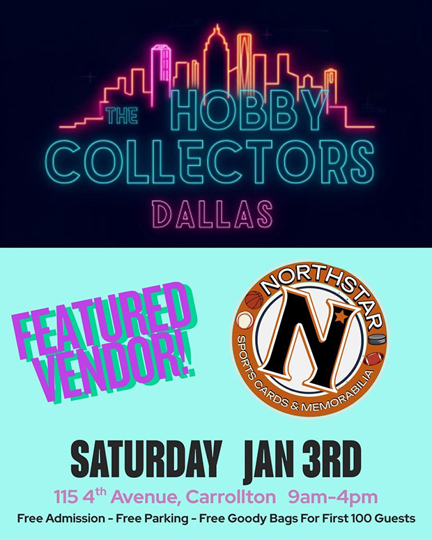 The Hobby Collectors Dallas | January 3, 2026 | Event Flyer